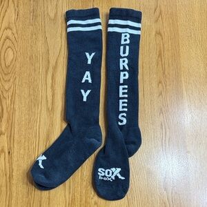 YAY BURPEES CROSSFIT Socks
